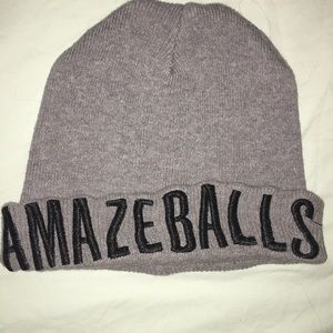 Claire’s Amazeballs Heather Gray Beanie Hat
